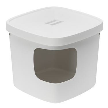 Moderna Cubana Stylish and functional corner-entry cat litter box L 49.5 x W 49.5 x H 43 cm